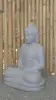  Product image 2 of the product “Seated Buddha made of Riverstone in Dhyana position - gesture of meditation, 63cm height, natural ”